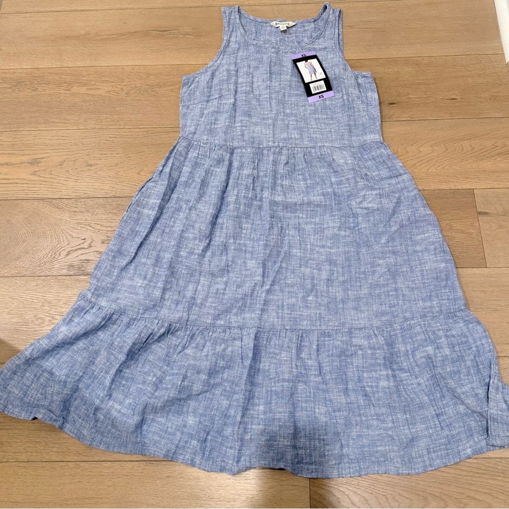 XS Blue Sleeveless Dress
